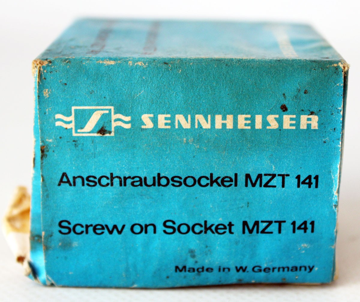 Vintage 70’s SENNHEISER MZT 141 Screw on Socket West Germany New Old Stock !