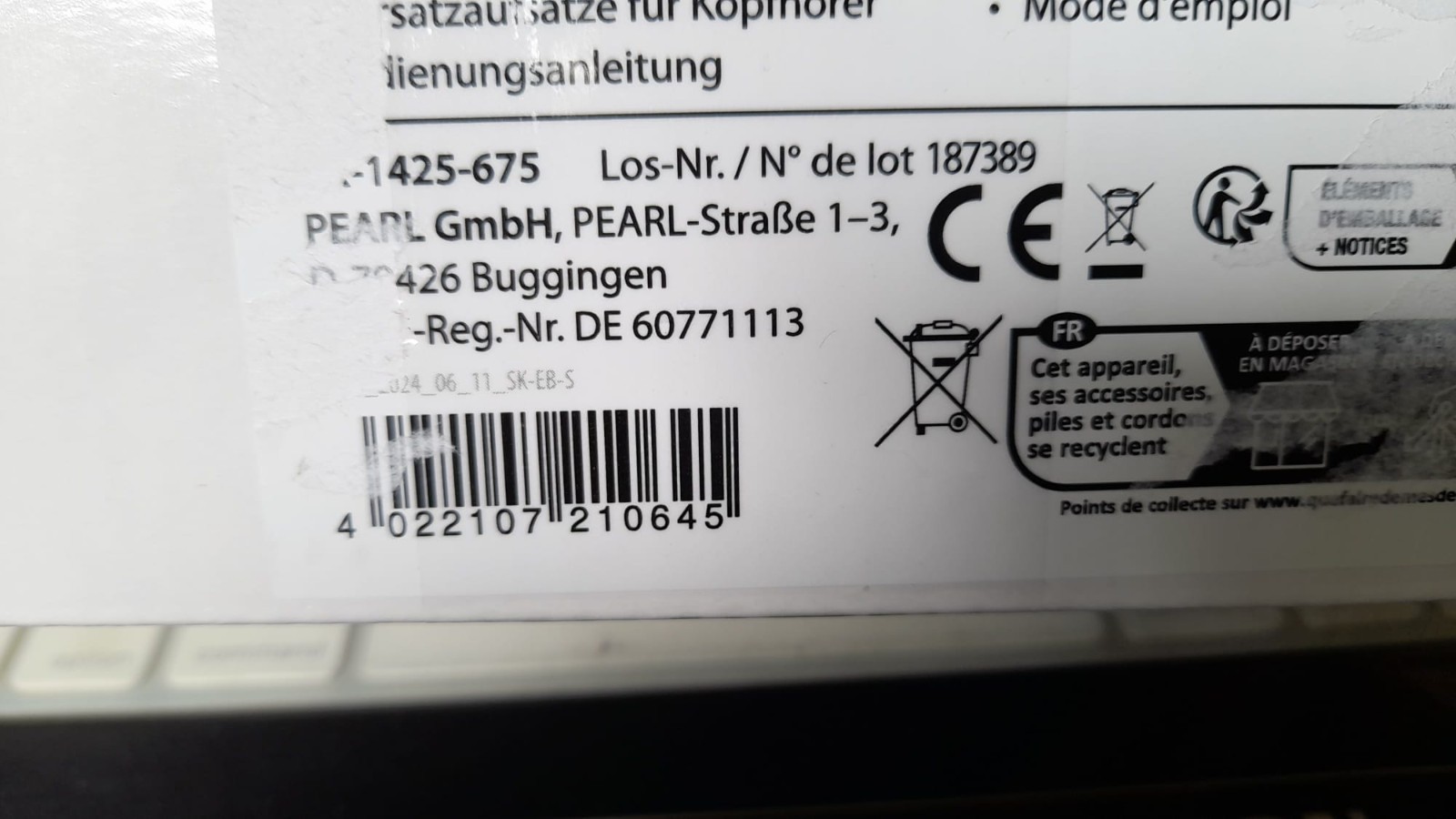 KH-210 NEWGEN MEDICALS 3 POSITION HEADPHONES FOR THE IMPAIRED – GERMANY