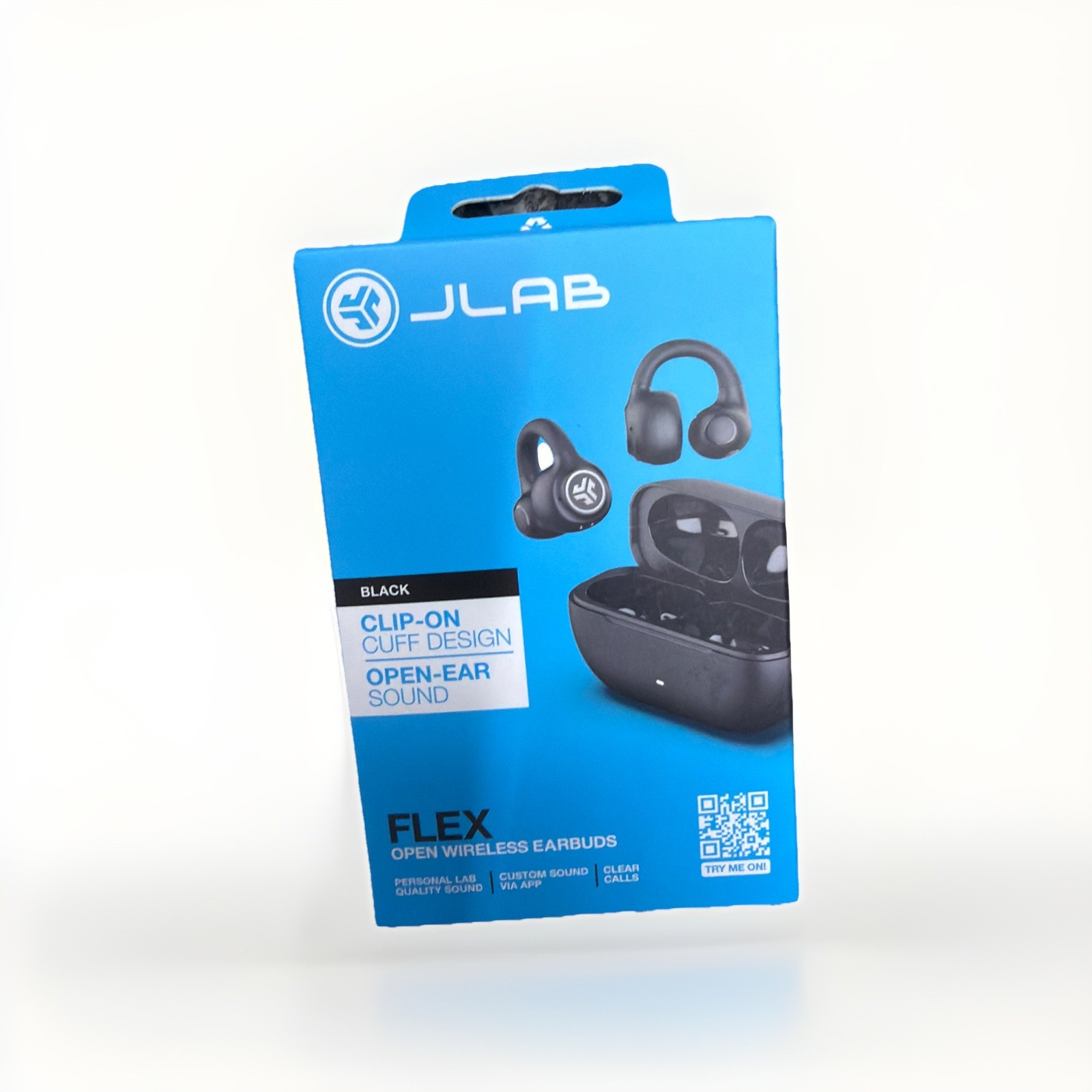 JLab Flex Bluetooth Open Earbuds Wireless Clip-On Cuff Design Fitness & Gym NEW