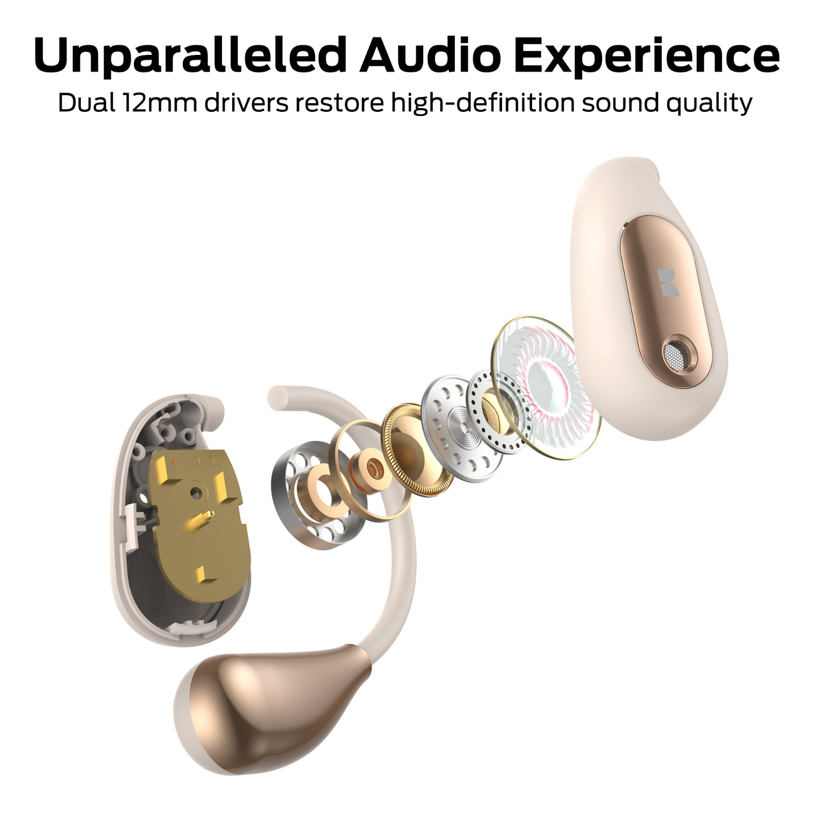 Monster Open Ear AC210 Headphones, Wireless Headphones 30 Hours Playback.