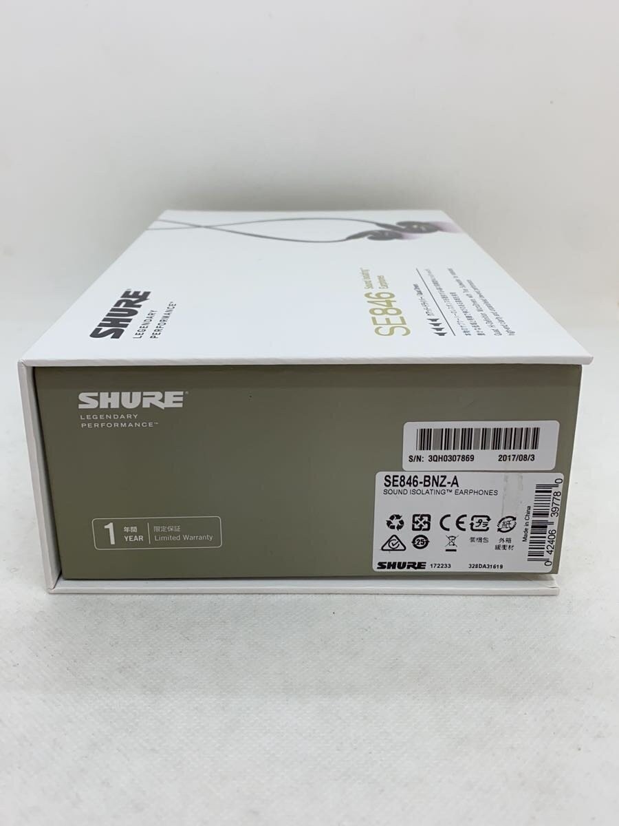 SHURE Earphones Headphones SE846BNZ-A Earphones Used