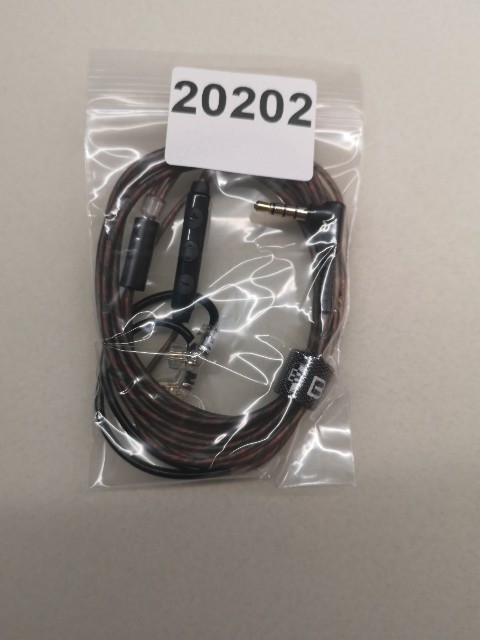 *Cable Only* for BASN Bmaster In-Ear Monitor Headphones 1.5m with Line Control