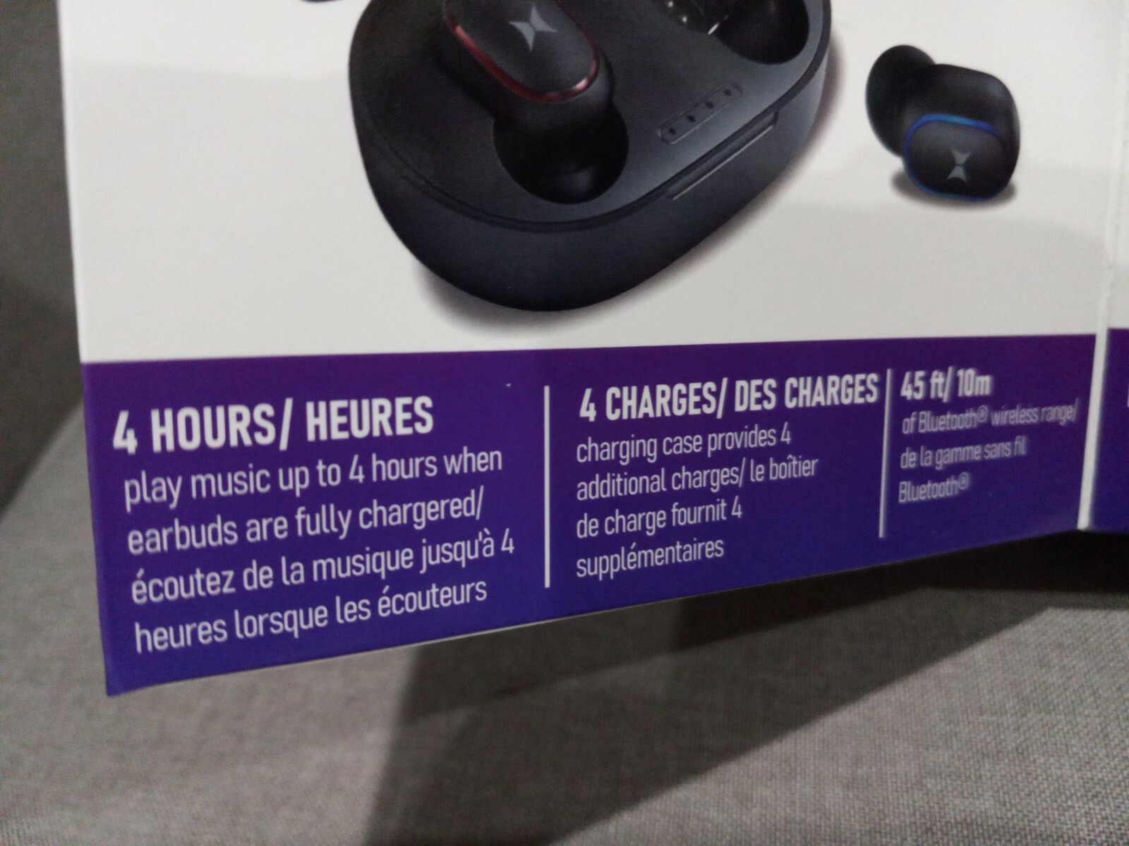 New! Aria True Wireless Earbuds by Xtreme Sound TWS Series Black Charging Case!
