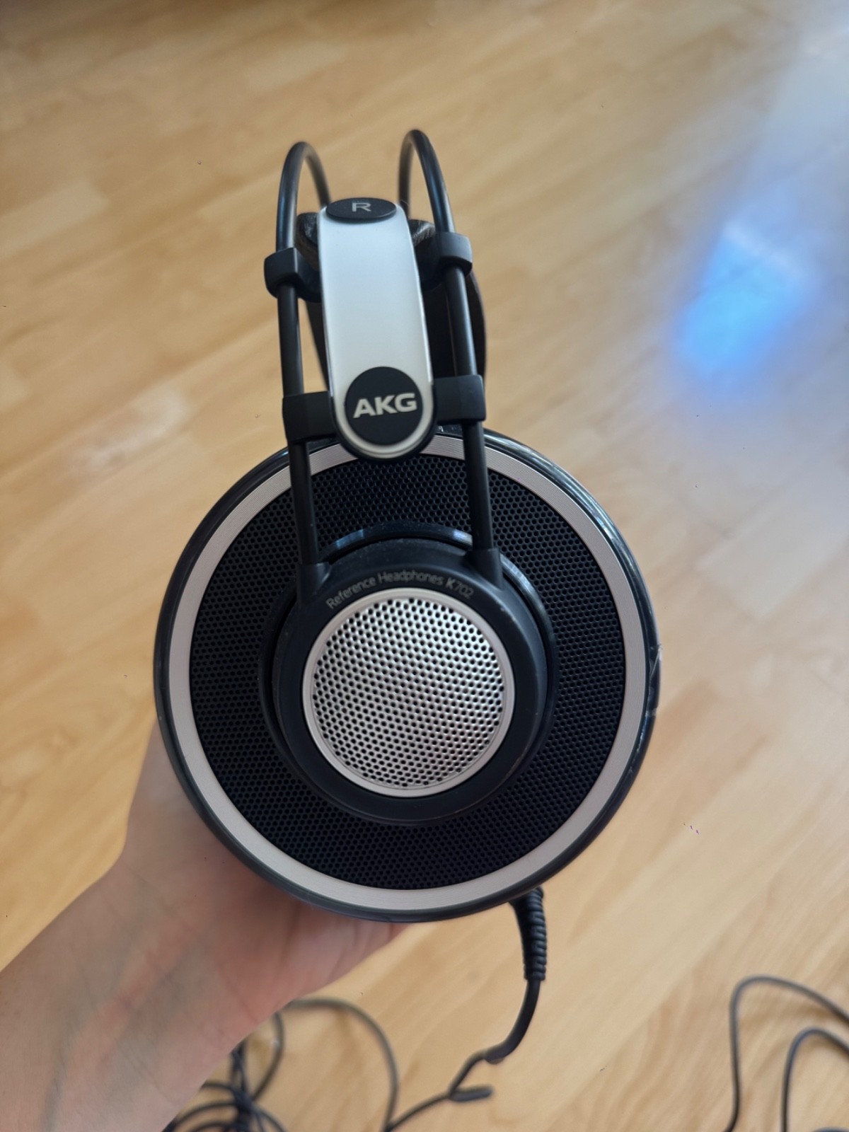 AKG K702 Open-Back Reference Studio Over-Ear Headphones Black/Silver 3.5mm