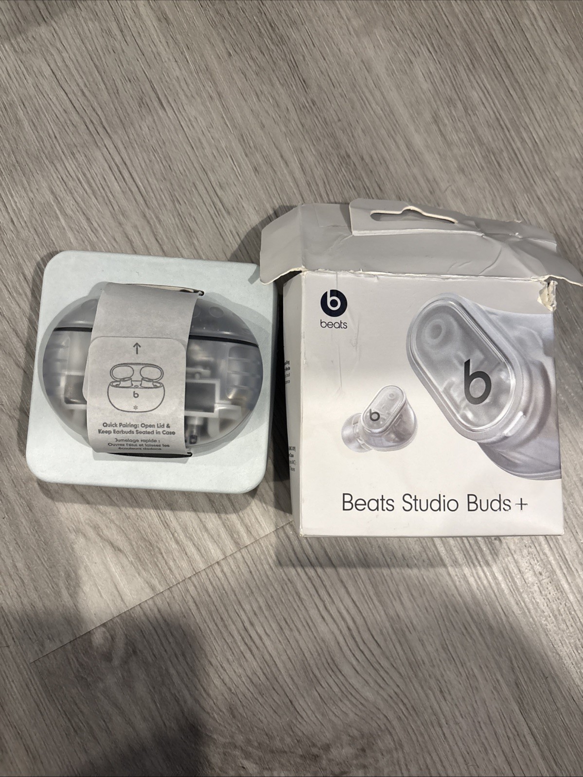 Beats by Dr. Dre Studio Buds+ Bluetooth Wireless Earbuds – Transparent