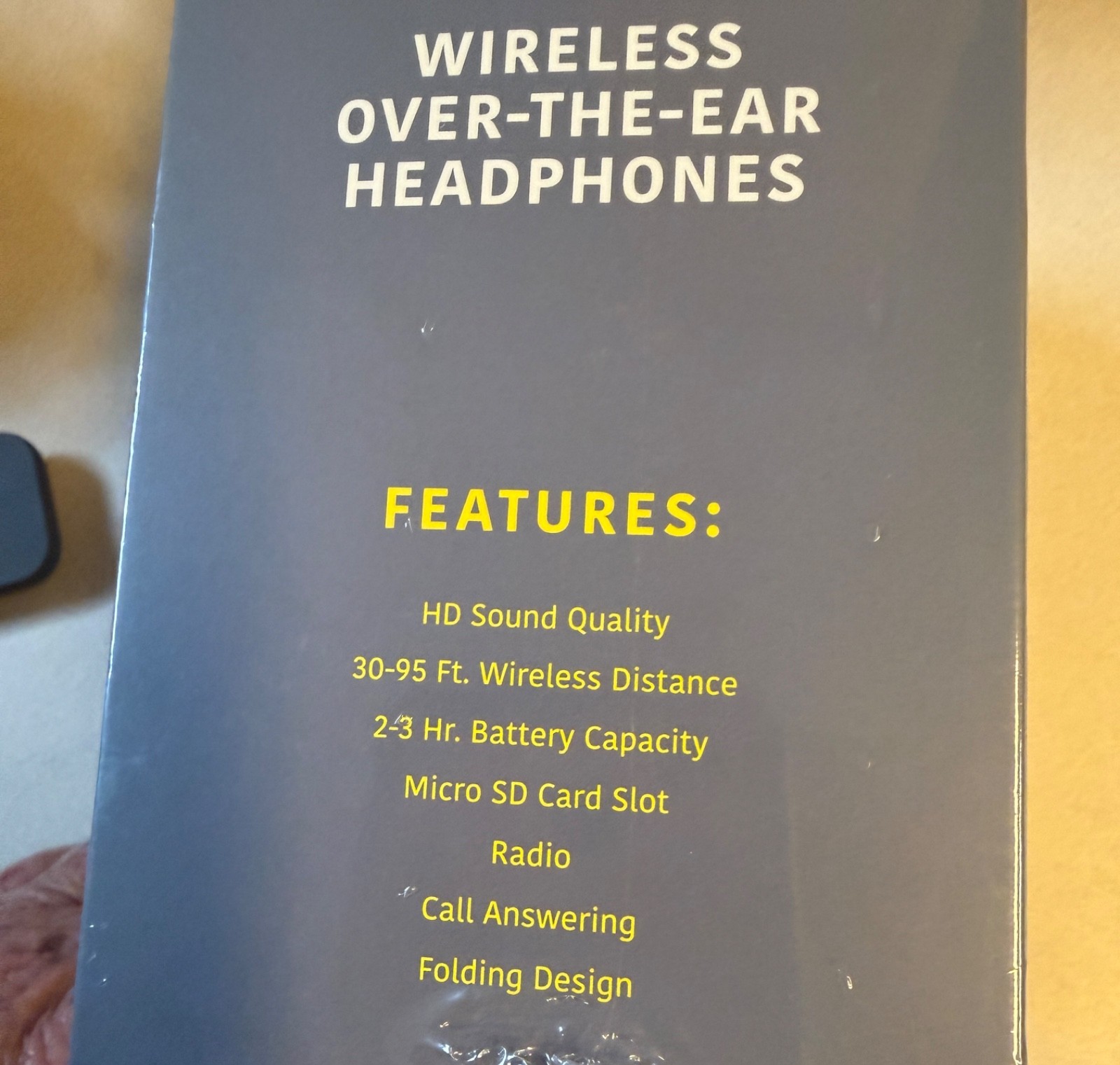 Wireless Headphones Over-the-Ear NIB New Source Electronics HD Sound Quality