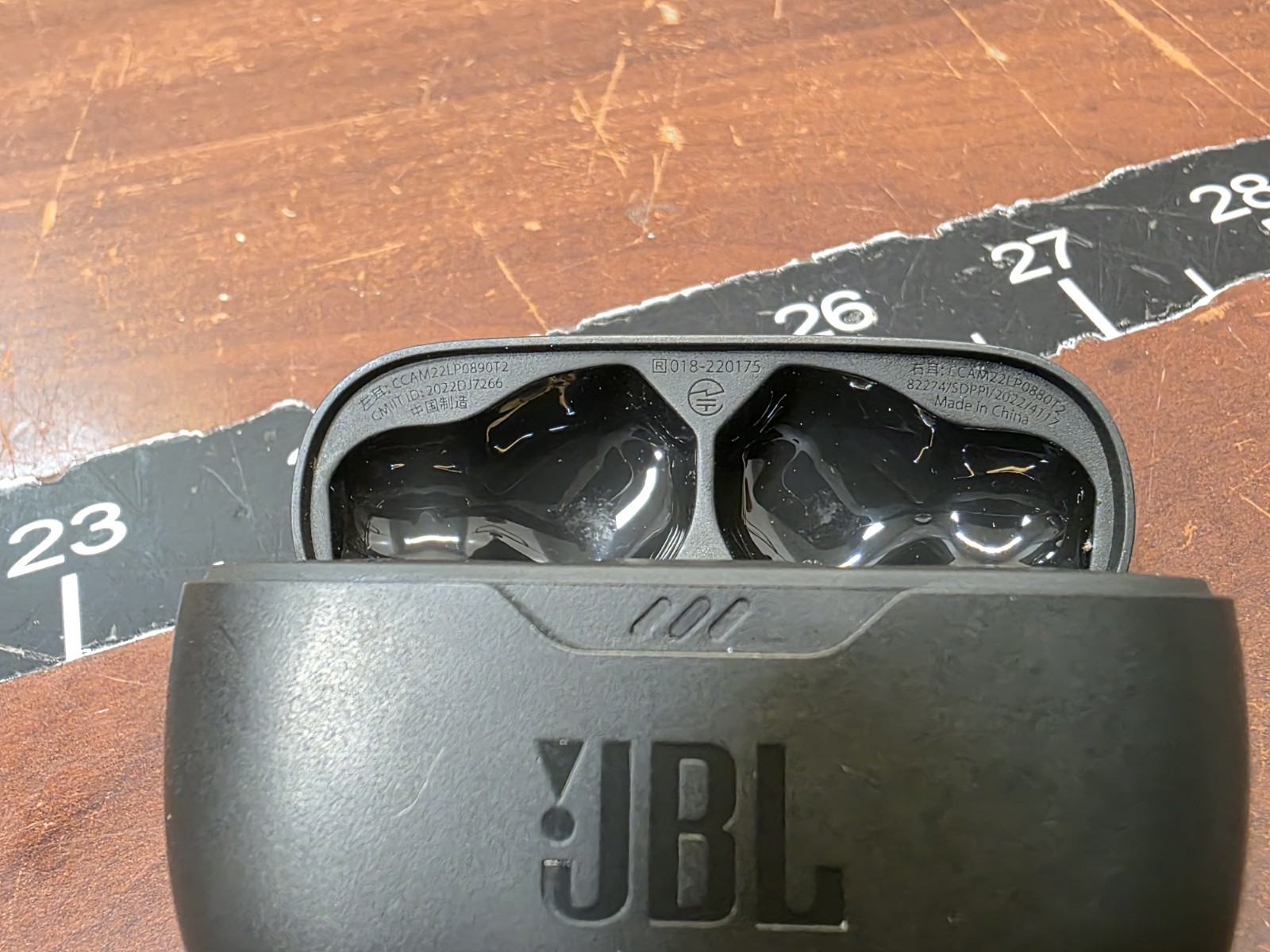 JBL Vibe Beam True Wireless Earbuds, Black, FOR PARTS