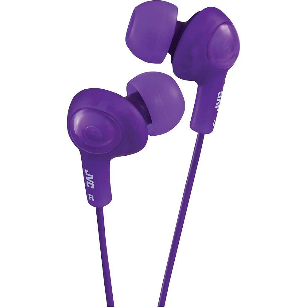 JVC-HAFX5 JVC “Gumy Plus” Earbuds Assorted Colors BRAND NEW RETAIL PACKING