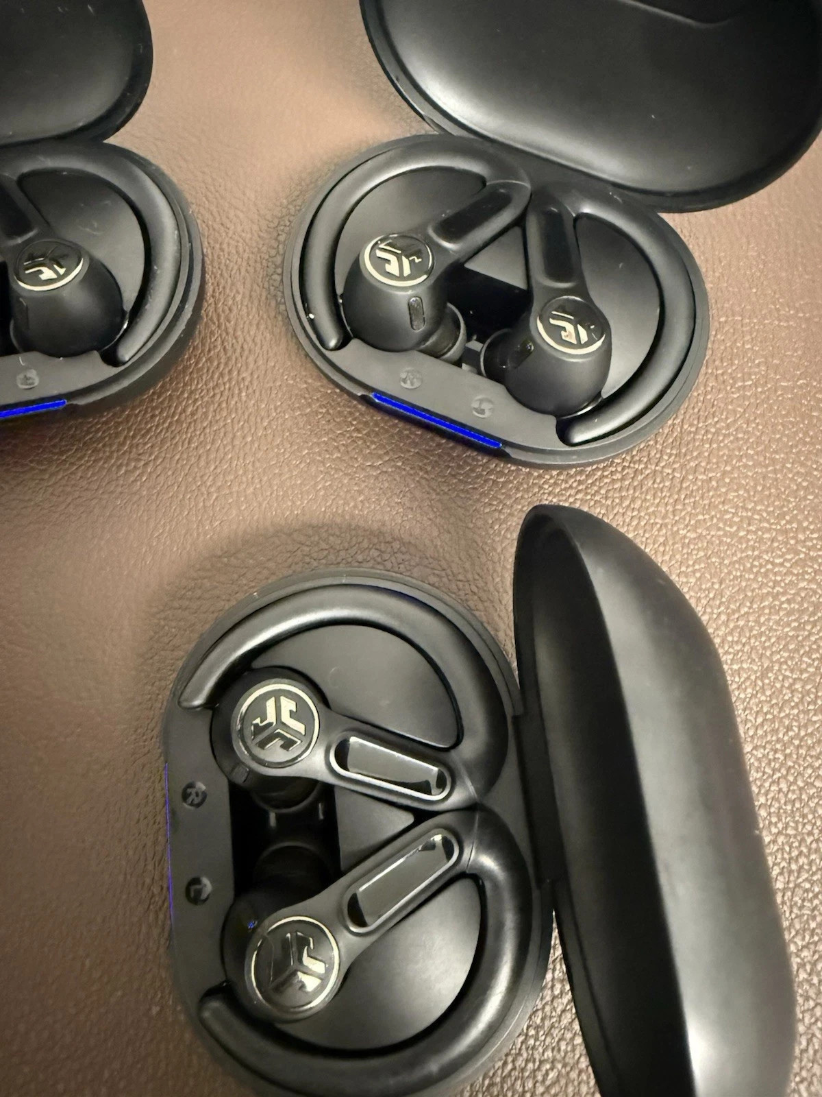 JLab Epic Air Sport ANC 3 True Wireless Bluetooth Earbuds Black Used Tested