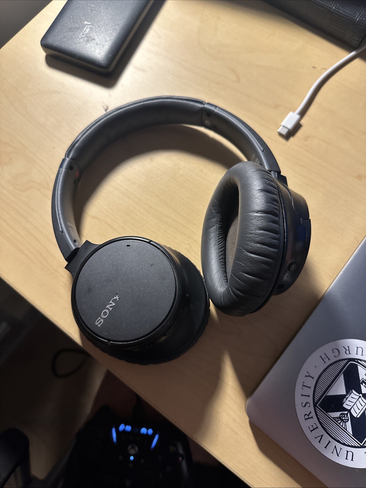 Sony WH-CH700N Black Bluetooth Wireless Headphones lightly used