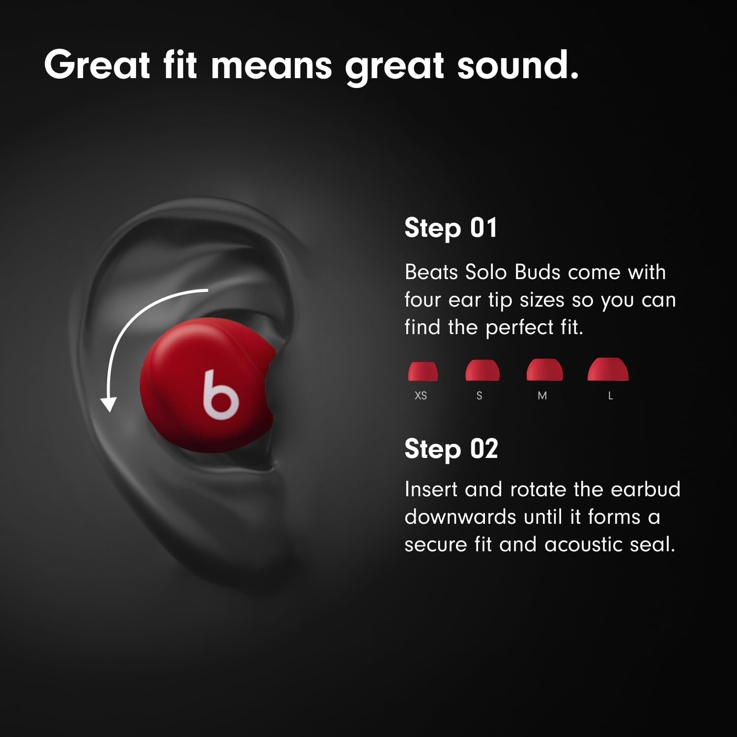 Beats by Dr. Dre Solo Buds Storm Gray In Ear Headphones MUVY3LL/A