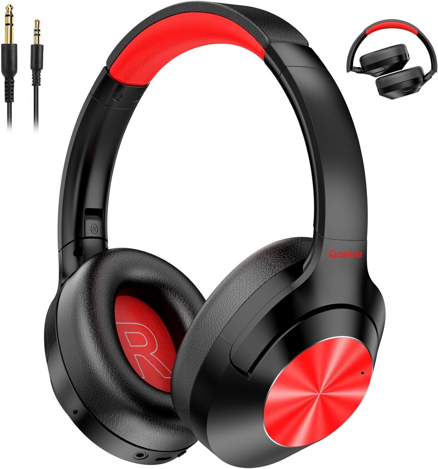 100H Bluetooth Headphones –Wireless Over-Ear ANC Noise Cancelling Headset w/ Mic