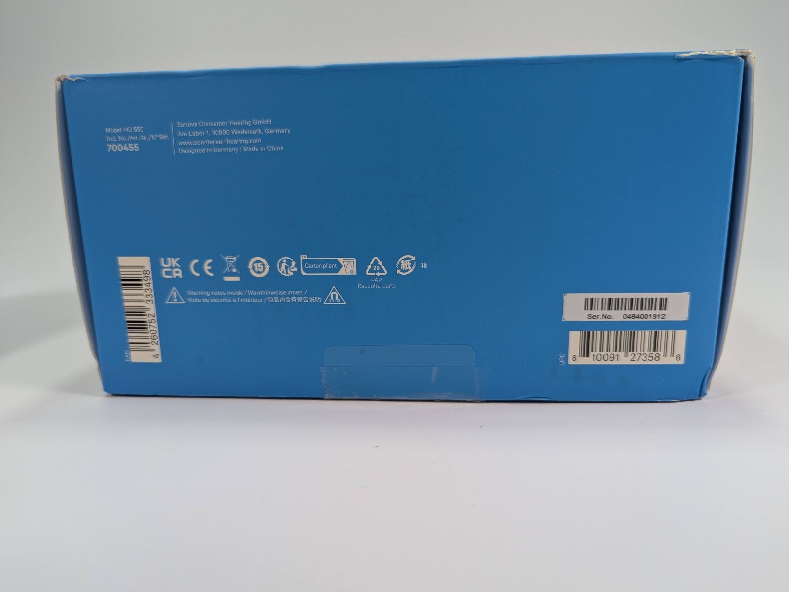 Sennheiser HD 550 Open-Back Headphones 150 Ohm Audiophile HiFi Neutral Ireland