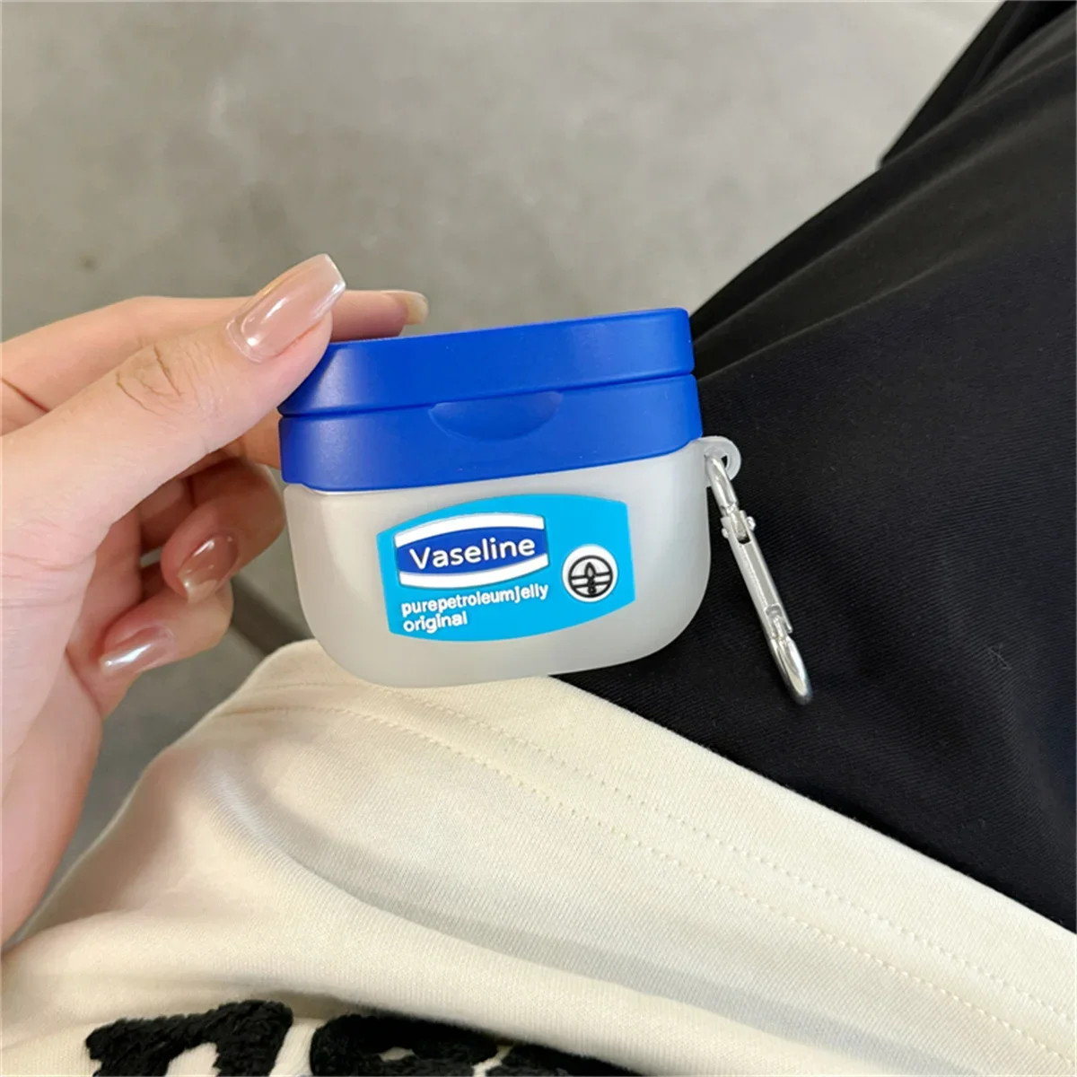 For QCY Crossky C30 Earbuds Case(2024),Cute Creative Popular Vaseline Design Si