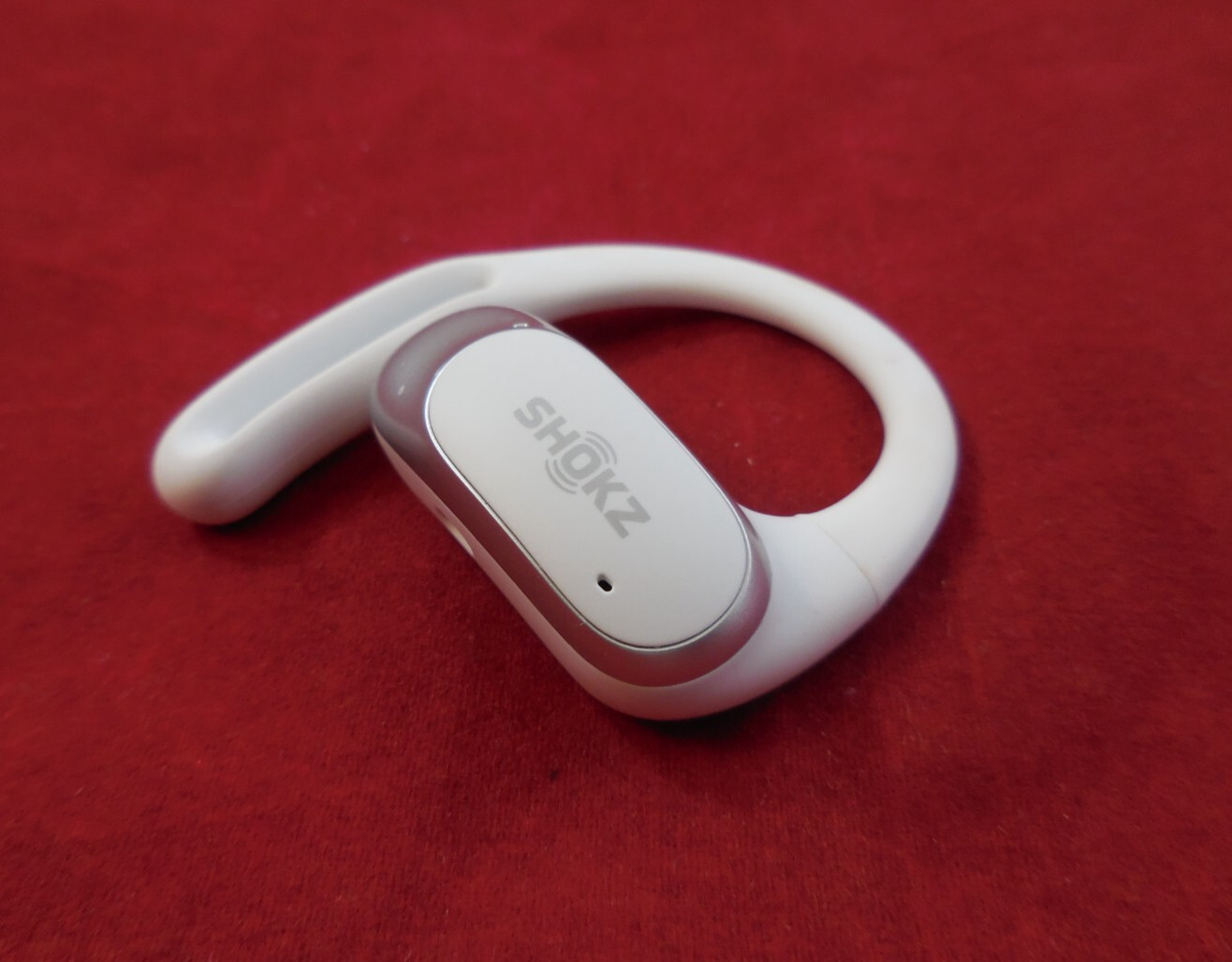 Shokz – OpenFit Air Open-Ear True Wireless REPLACEMENT RIGHT Earbud WHITE T511