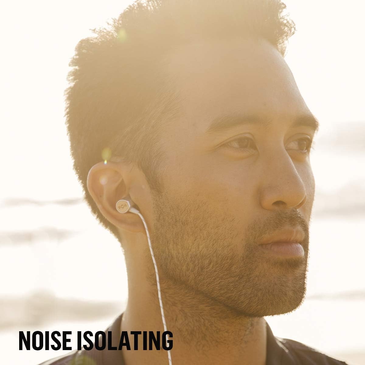 House of Marley Uplift 2.0 – Noise Isolating In-Ear Headphones/Earphones, 9mm Dr