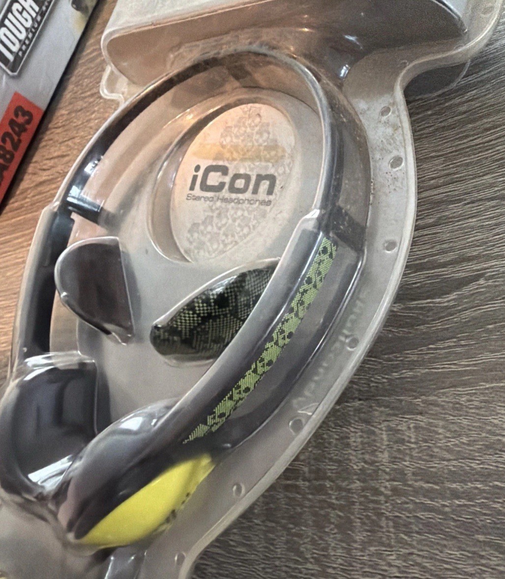 Black & Yellow OG skullcandy Icon Recruit 30mm Driver Original Quality LOUD Rare