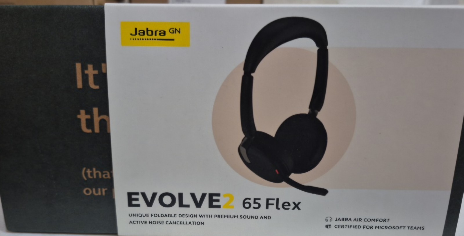 JABRA 26699-999-899-01 Evolve 2 65 Flex Headset Aircomfort Fit Version A NEW