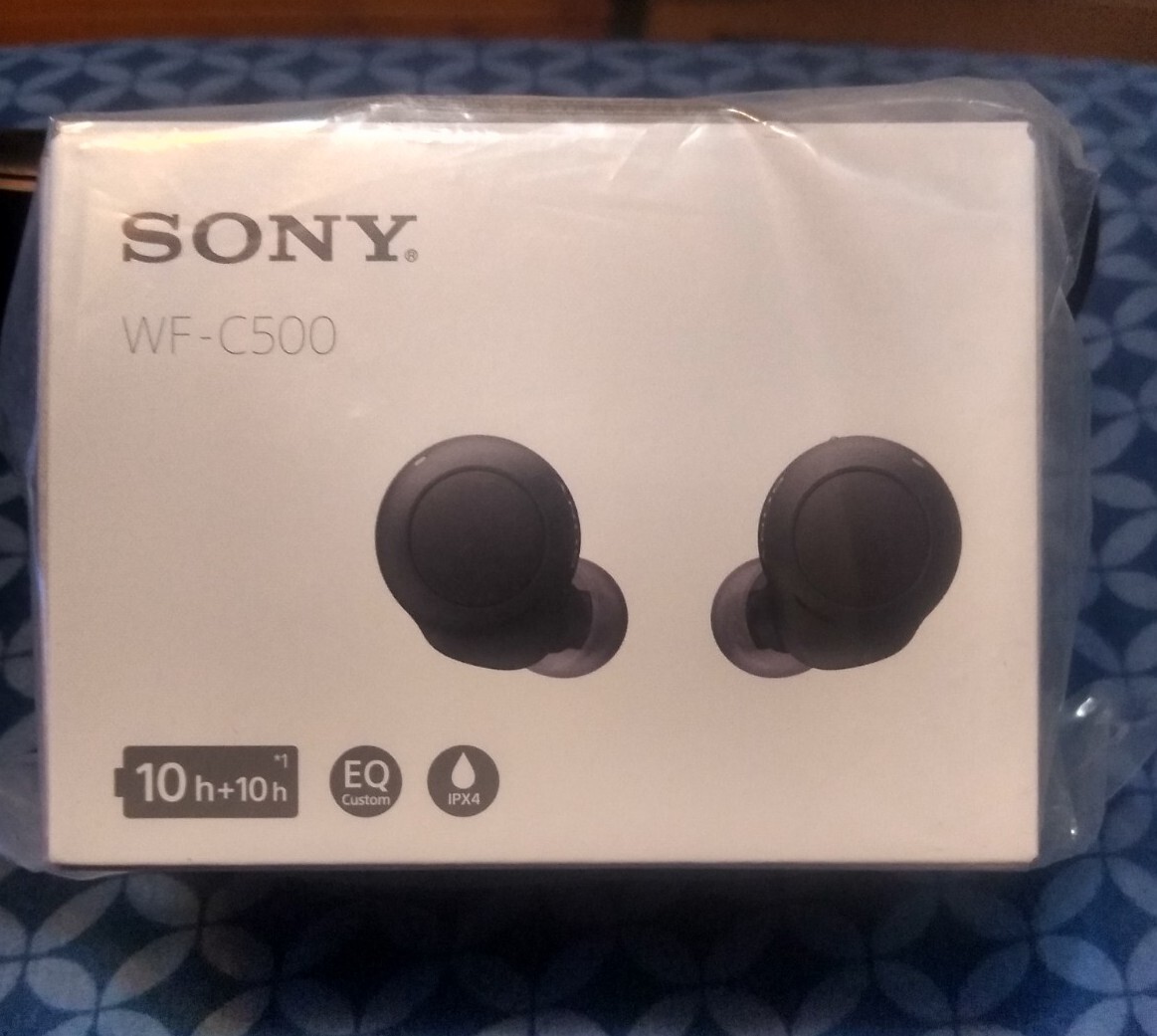 Sony WF-C500 Truly Wireless In-Ear Bluetooth Headphones – Black