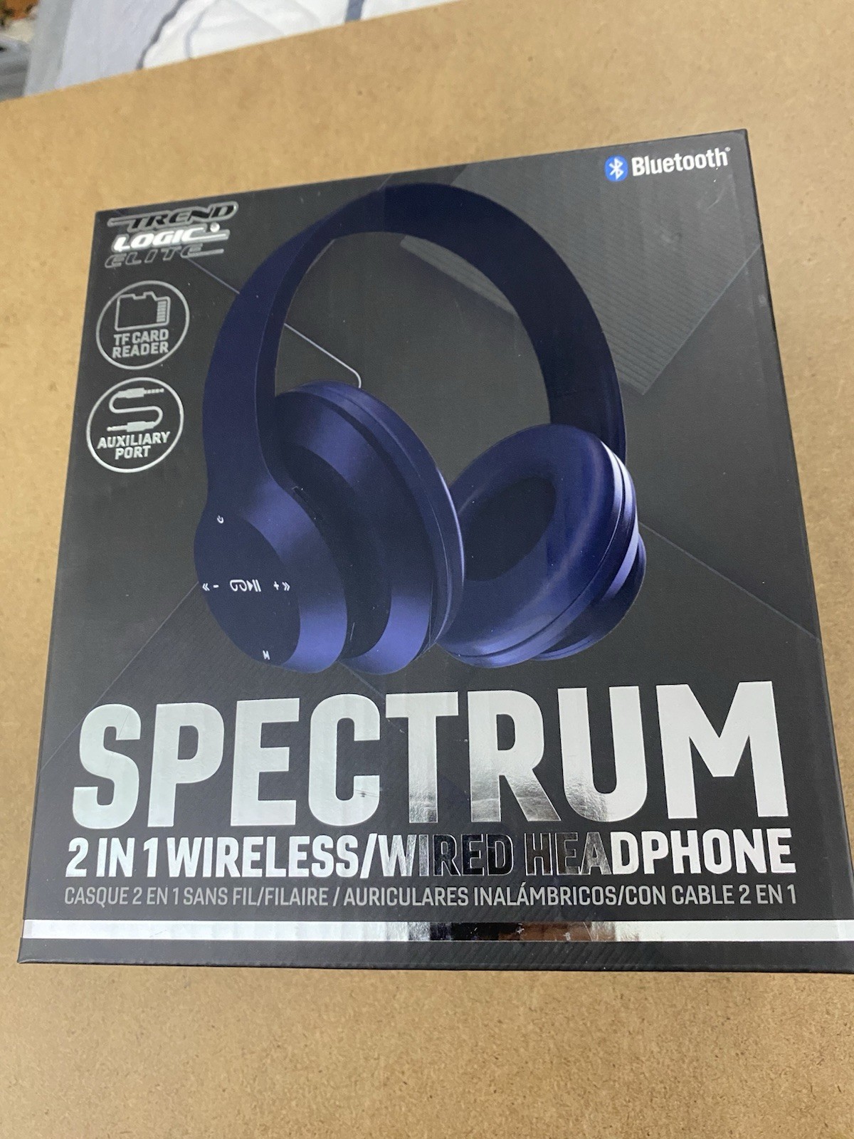 Headphone Lot Of 4 Headphones 2 Wired 2 Bluetooth 3!packages New Sealed Working