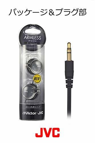 JVC HP-AL102-B Open Air On-Ear Headphone High-magnetic Black NEW