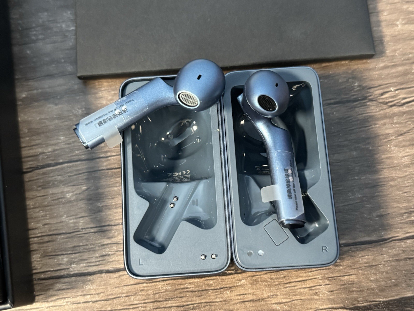 TIMEKETTLE W4 AI Interpreter Wireless Earbuds Midnight Blue NEW OPEN BOX