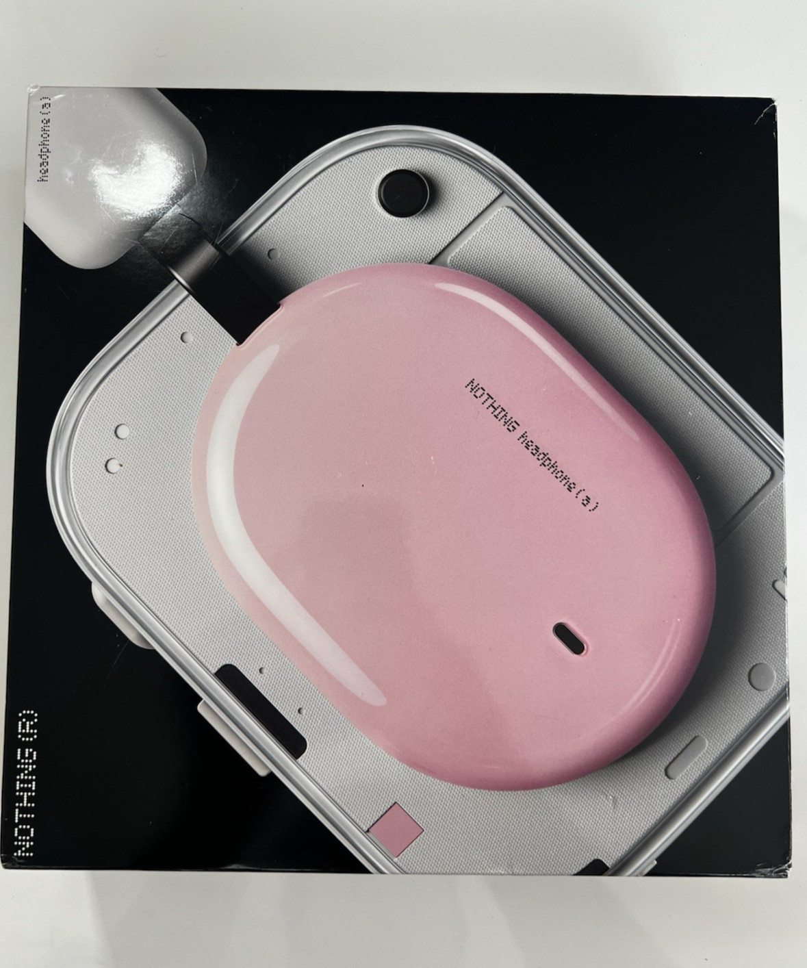 Nothing Headphone (a) New, Adaptive Active Noise Cancelling Headphones- Pink
