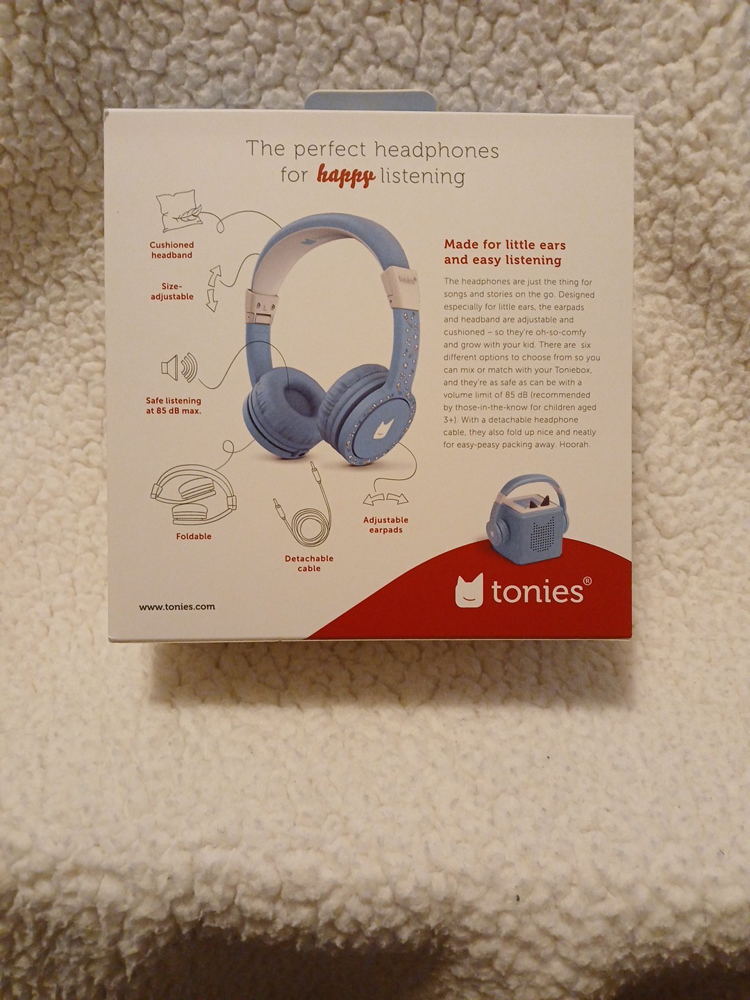 Tonies Headphones – Blue For Ages 3+