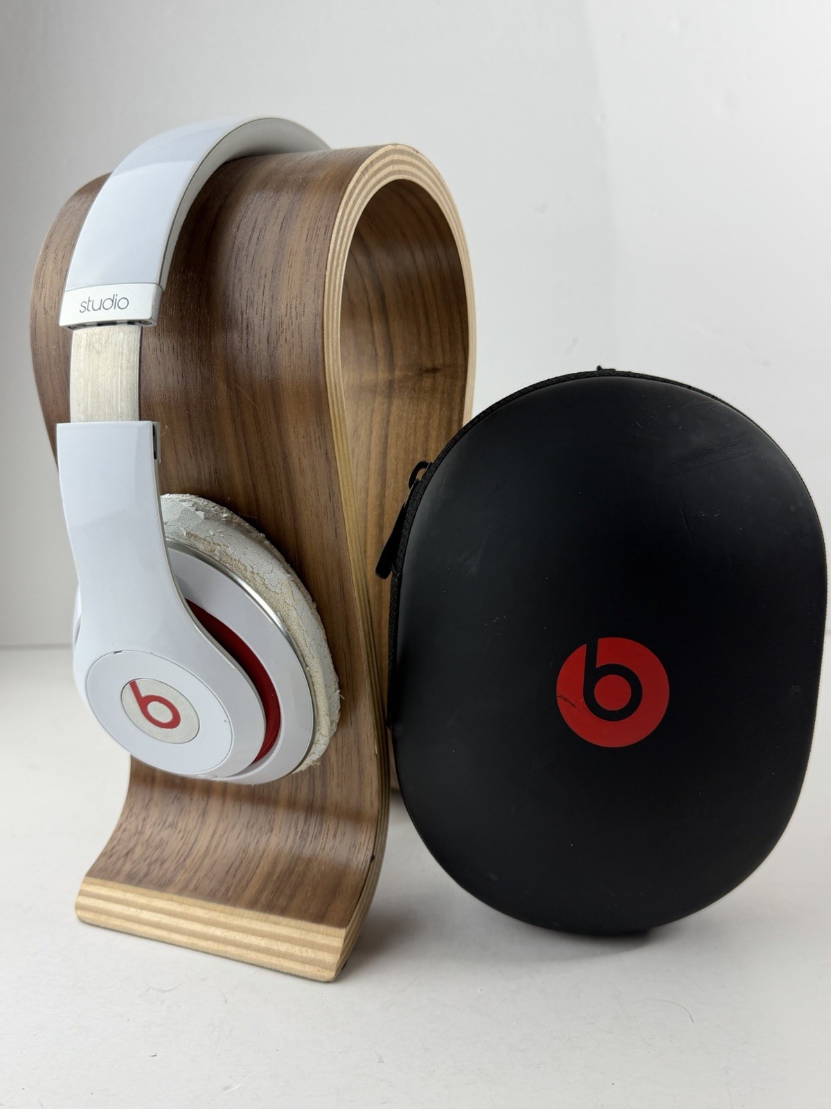 Beats by Dr. Dre Studio 2.0 Wired Headphones White Authentic No Cables Tested