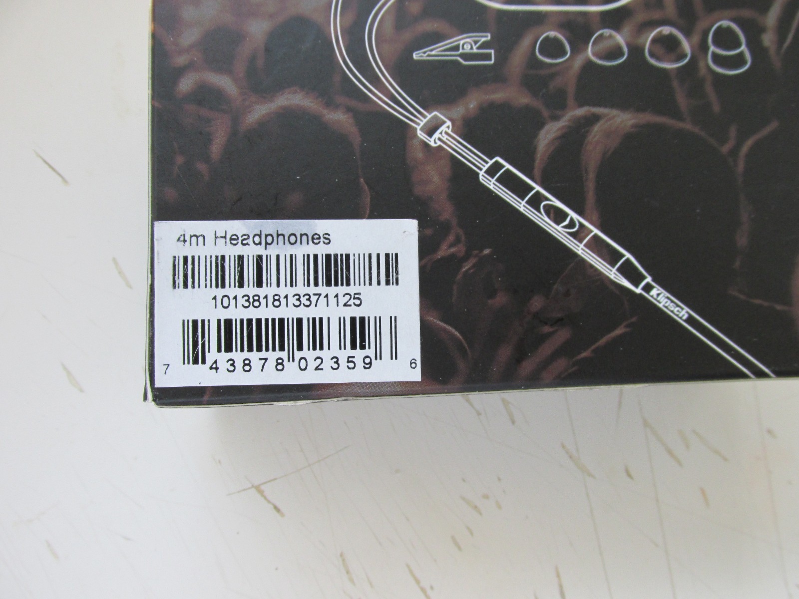 Klipsch 4M Wired In-ear Headphones..NEW