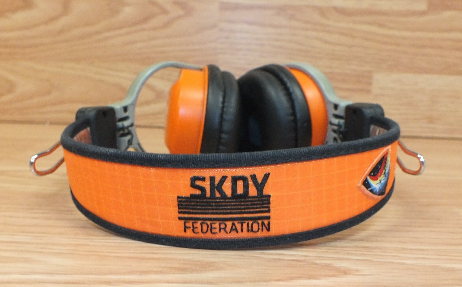 Genuine Skullcandy (SKDY) Federation Orange & Black Agent Headphones **READ**