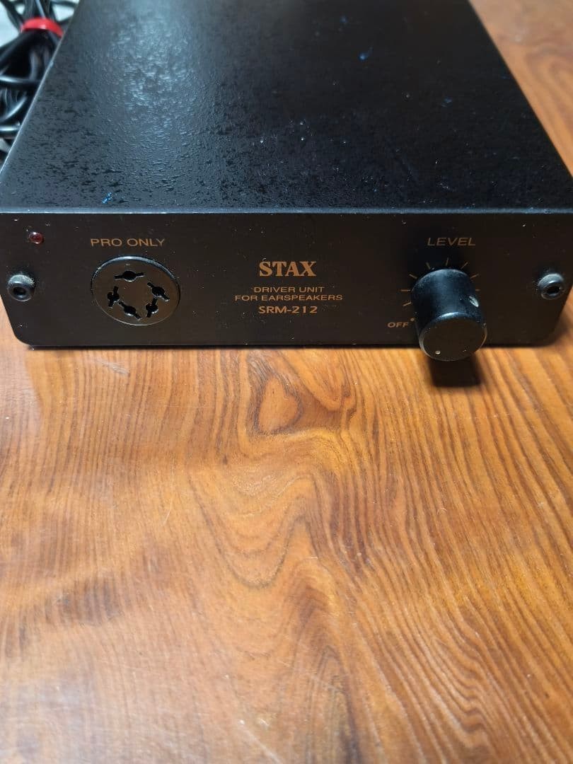 STAX SRS-2020 SR-202 Earspeaker + SRM-212 Driver Electrostatic w/Box Working