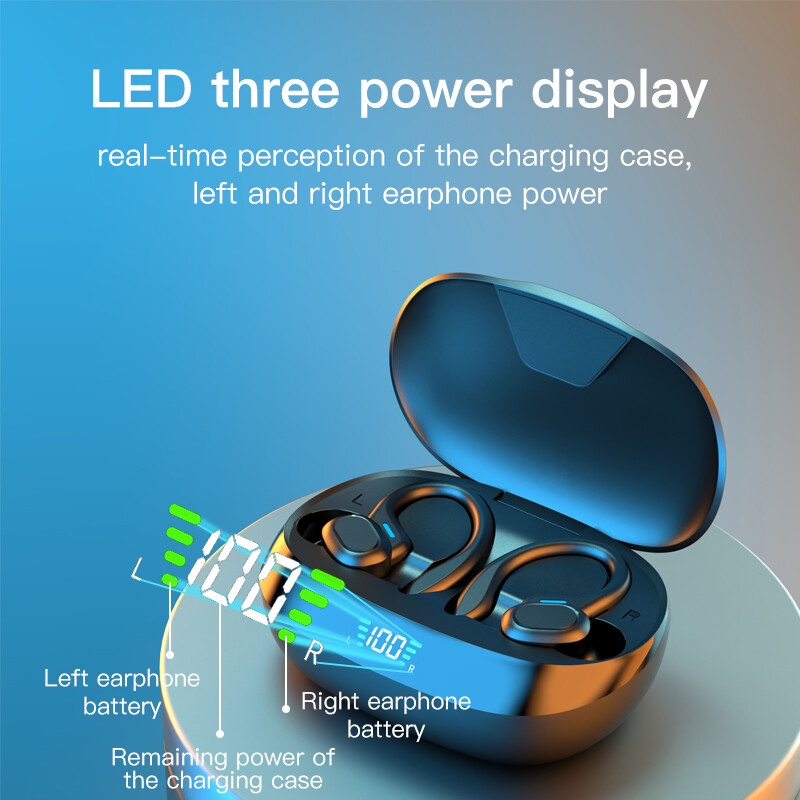 Wireless Bluetooth Earphones Sports Headphones Ear Hook Running Earbuds Headset