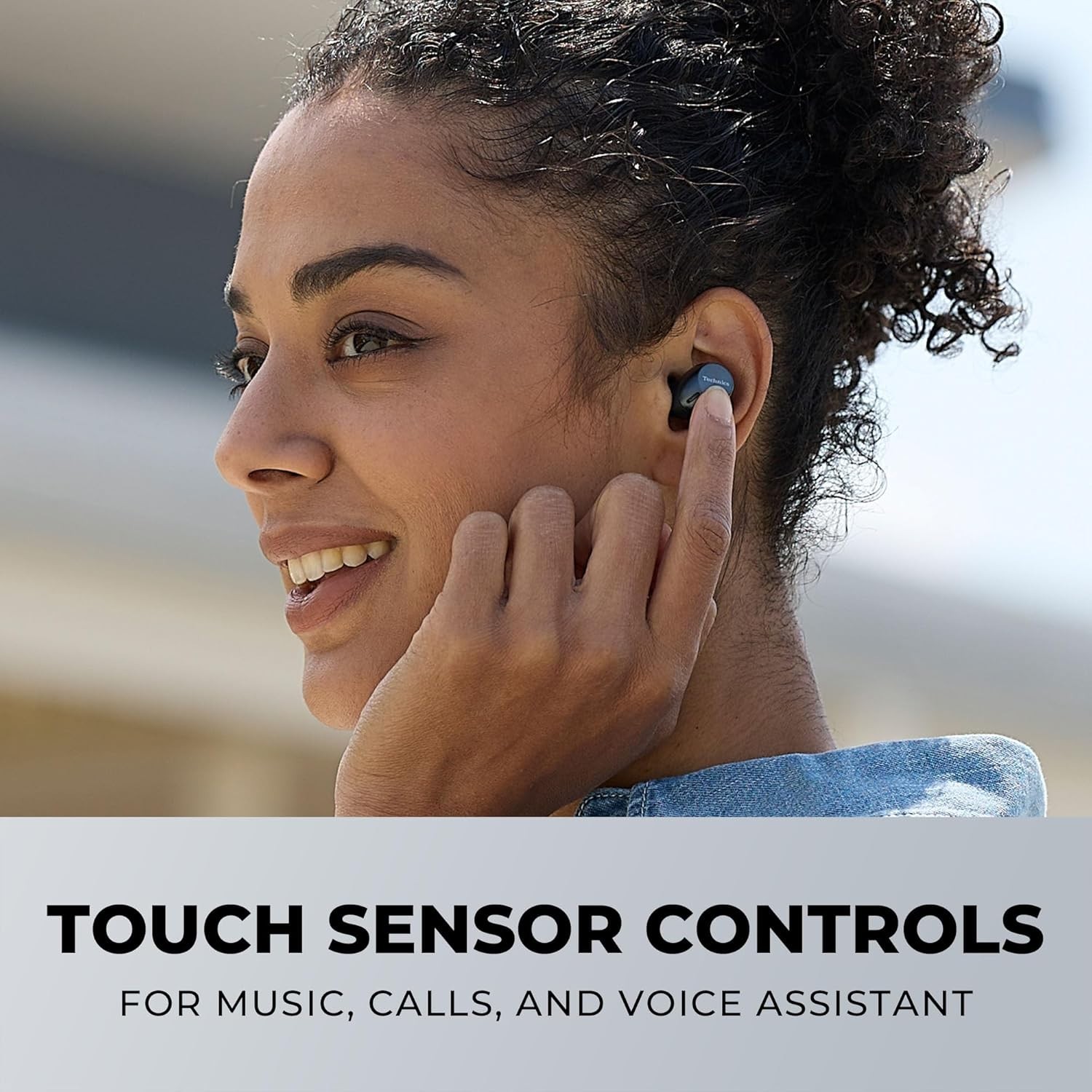 Technics EAH-AZ40M2-K ANC True Wireless Bluetooth Earbuds Multipoint Black