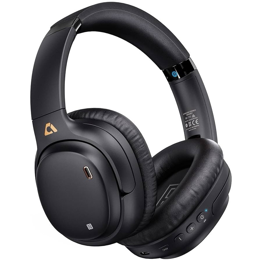 Noise cancelling bluetooth wireless headphones E600 Pro, 80hours playtime.