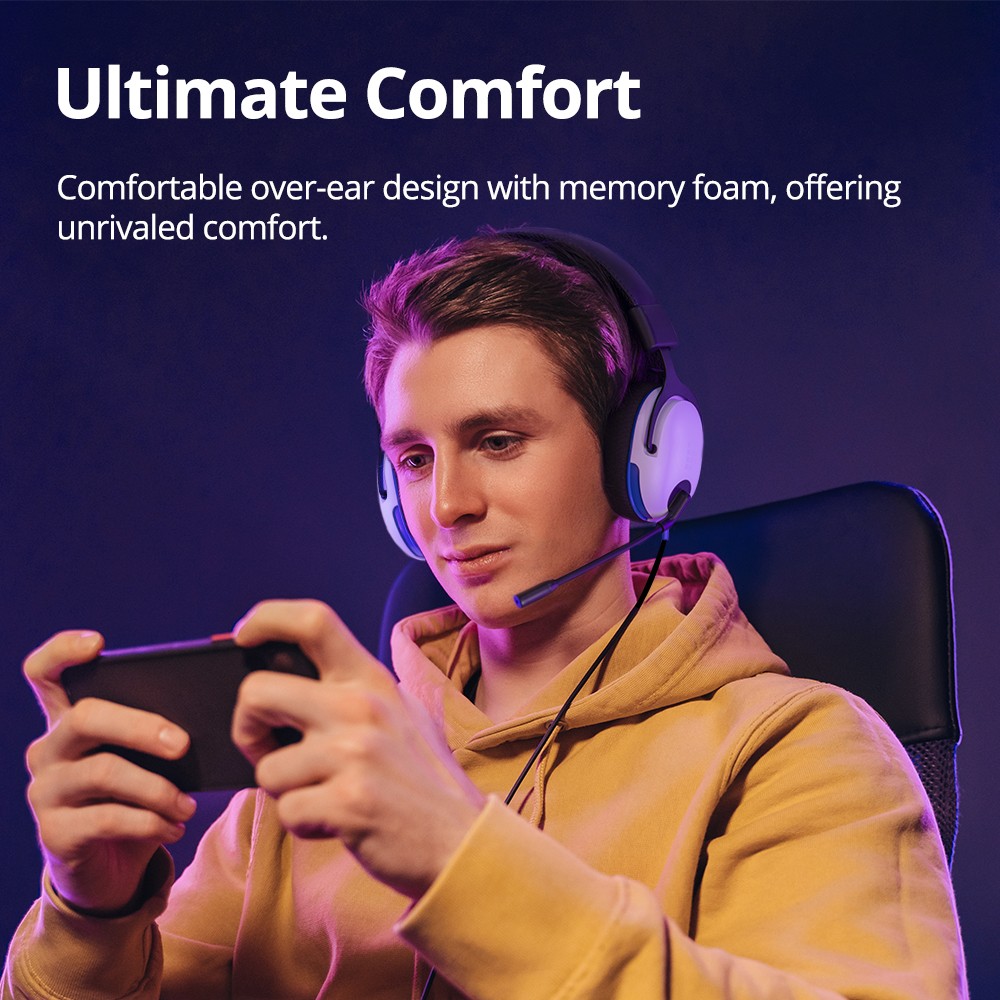 Tronsmart G10 Wired Gaming Headset & Headphones for PC,PS5,PS4,Nintendo Switch