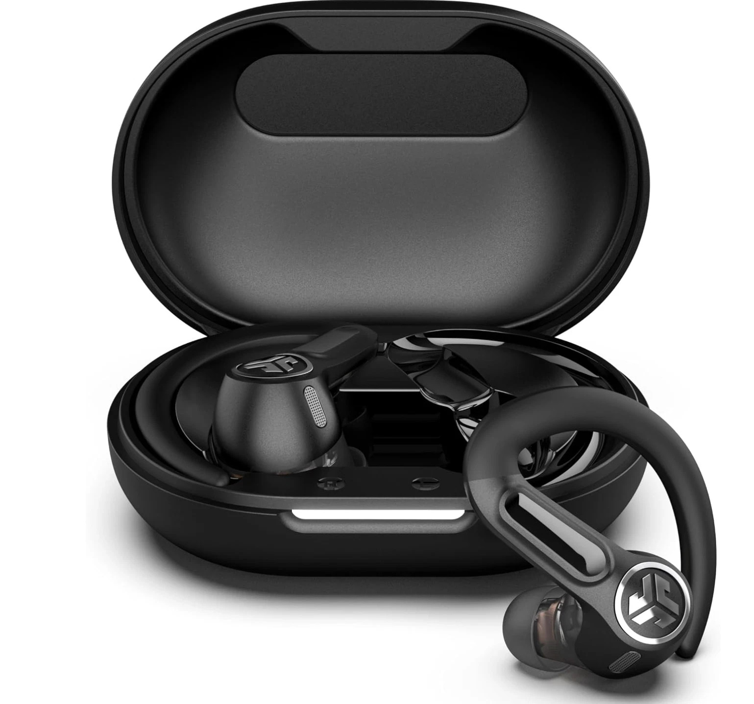 JLab Epic Air Sport ANC 3 True Wireless Bluetooth Earbuds Black Used Tested