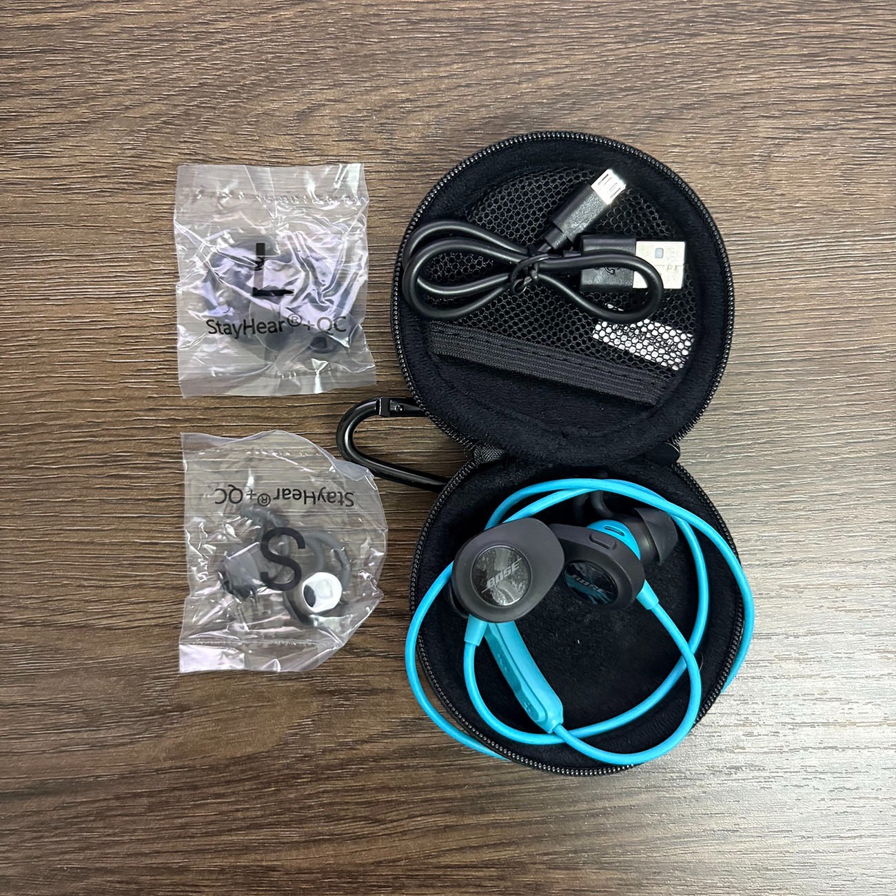 Bose Soundsport In-Ear Headphones Wireless Bluetooth Earbuds For Sports – Blue