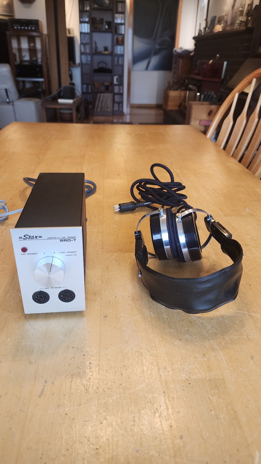 STAX SR-X Mk2 Electrostatic Headphones w/ SRD-7 Driver Unit Working & Tested