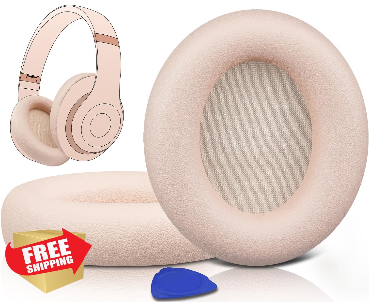 SOULWIT Earpads for Beats Studio Pro Moon Protein Leather