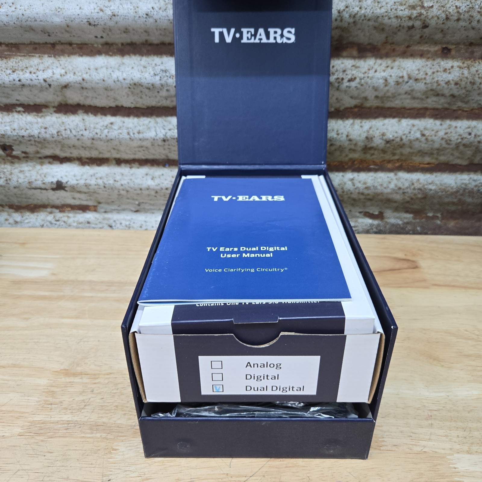 TV Ears 11841 Wireless 5.0 Dual Digital Voice Clarifying Headphones System