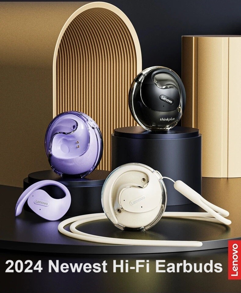 Lenovo X15 Pro 2024 Newest AeroWave Elite Sporty Style Bluetooth Hi-Fi Earbuds