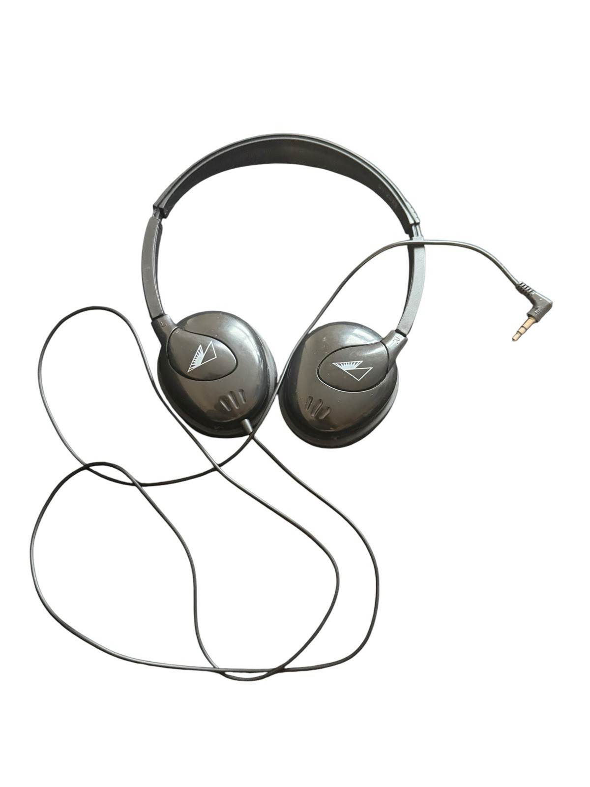 Philippines Airlines Economy Flight Black Wired 3.5mm Earphones Headphones Jack