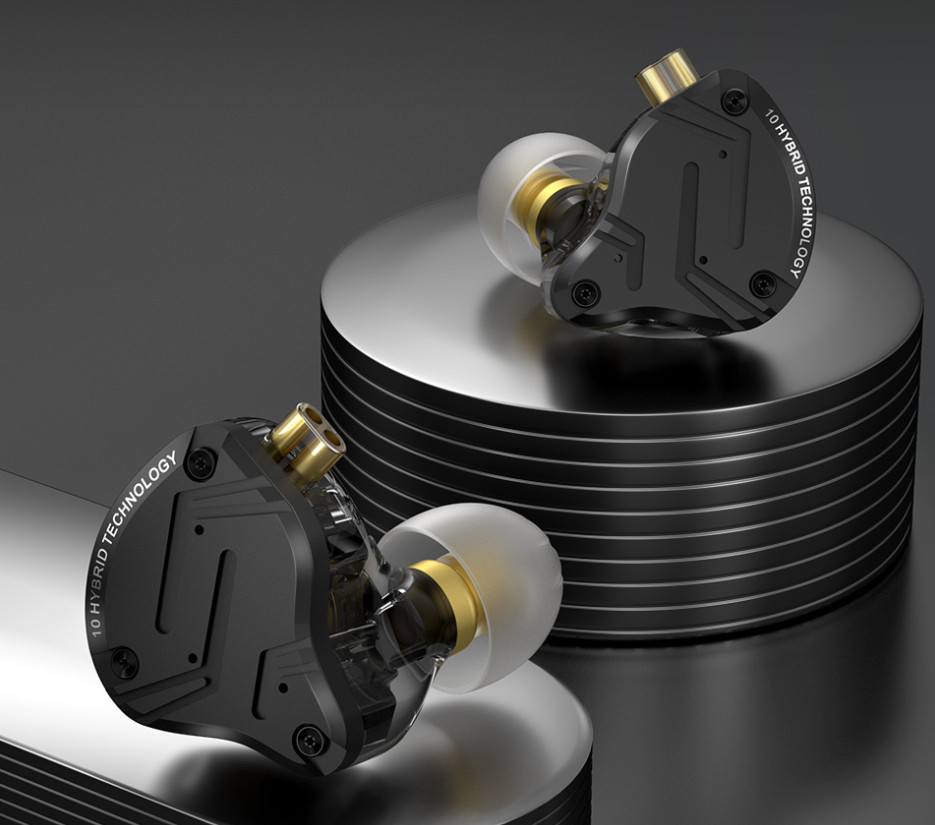 KZ ZS10 PRO X Upgraded 1DD+4BA Hybrid Driver HiFi IEMs In-Ear Monitors