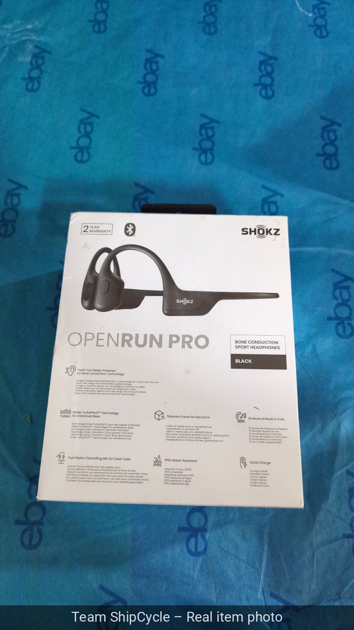 Shokz S810STBKUS OpenRun Pro Premium Bone Conduction OpenEar Sport G1N