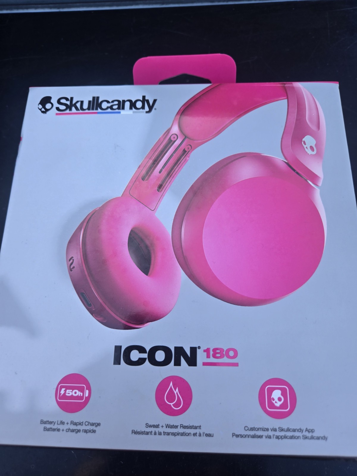 Skullcandy Icon 180 Wireless On-Ear Headphones – PINK