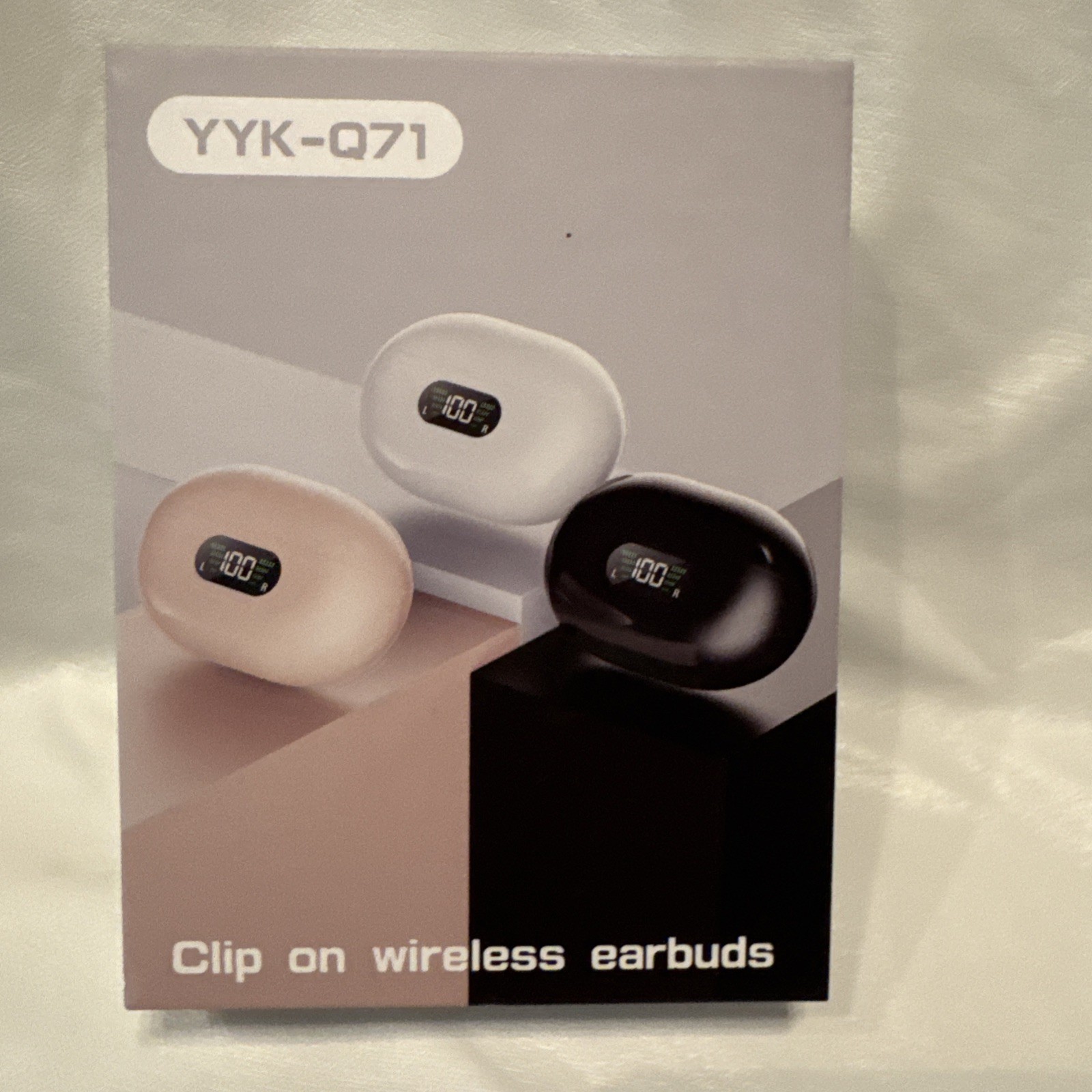 Open ear clip Bone conduction Headphones Bluetooth 5.3 wireless Clip on EarBuds,