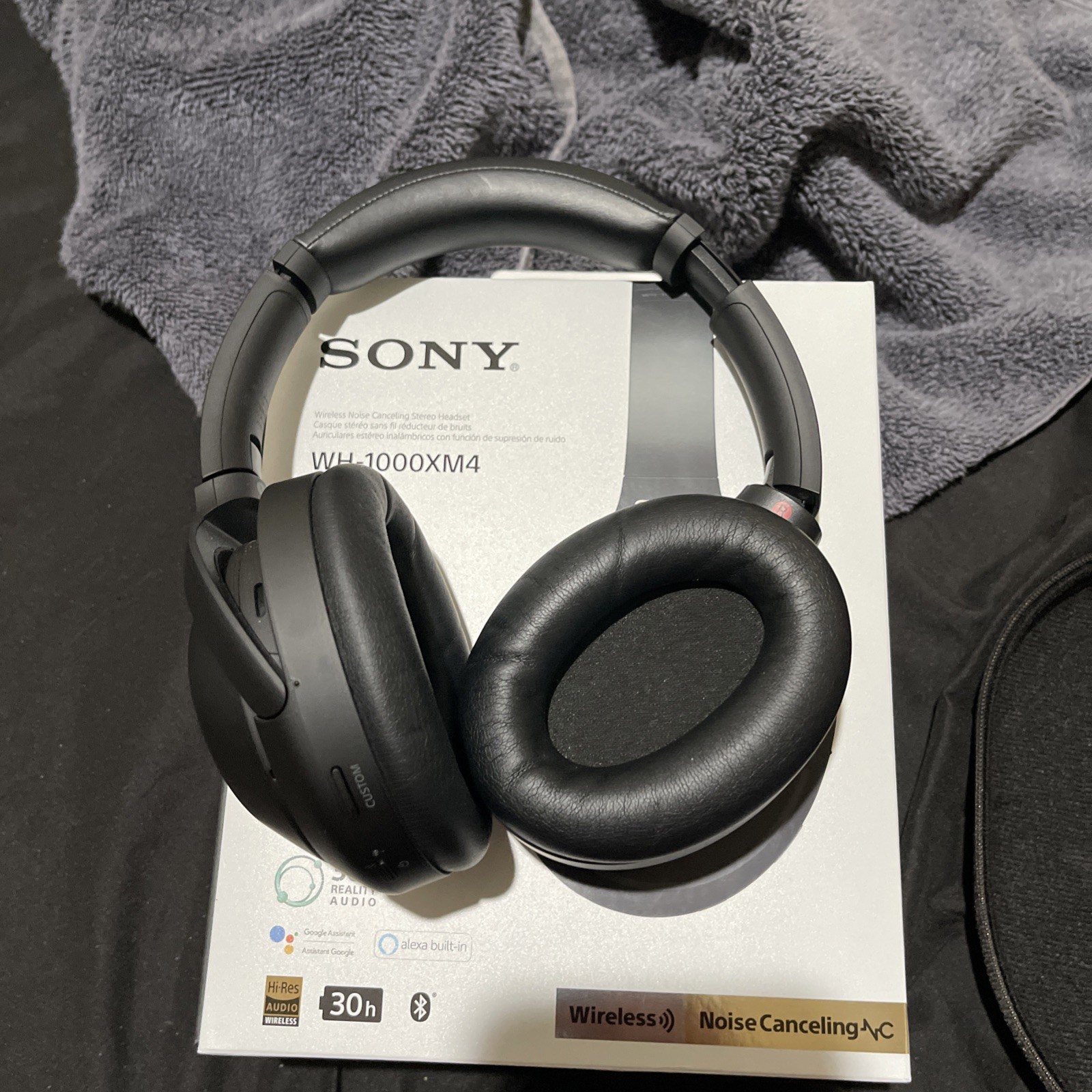 Sony WH-1000XM4 Over the Ear Wireless Headset – Black
