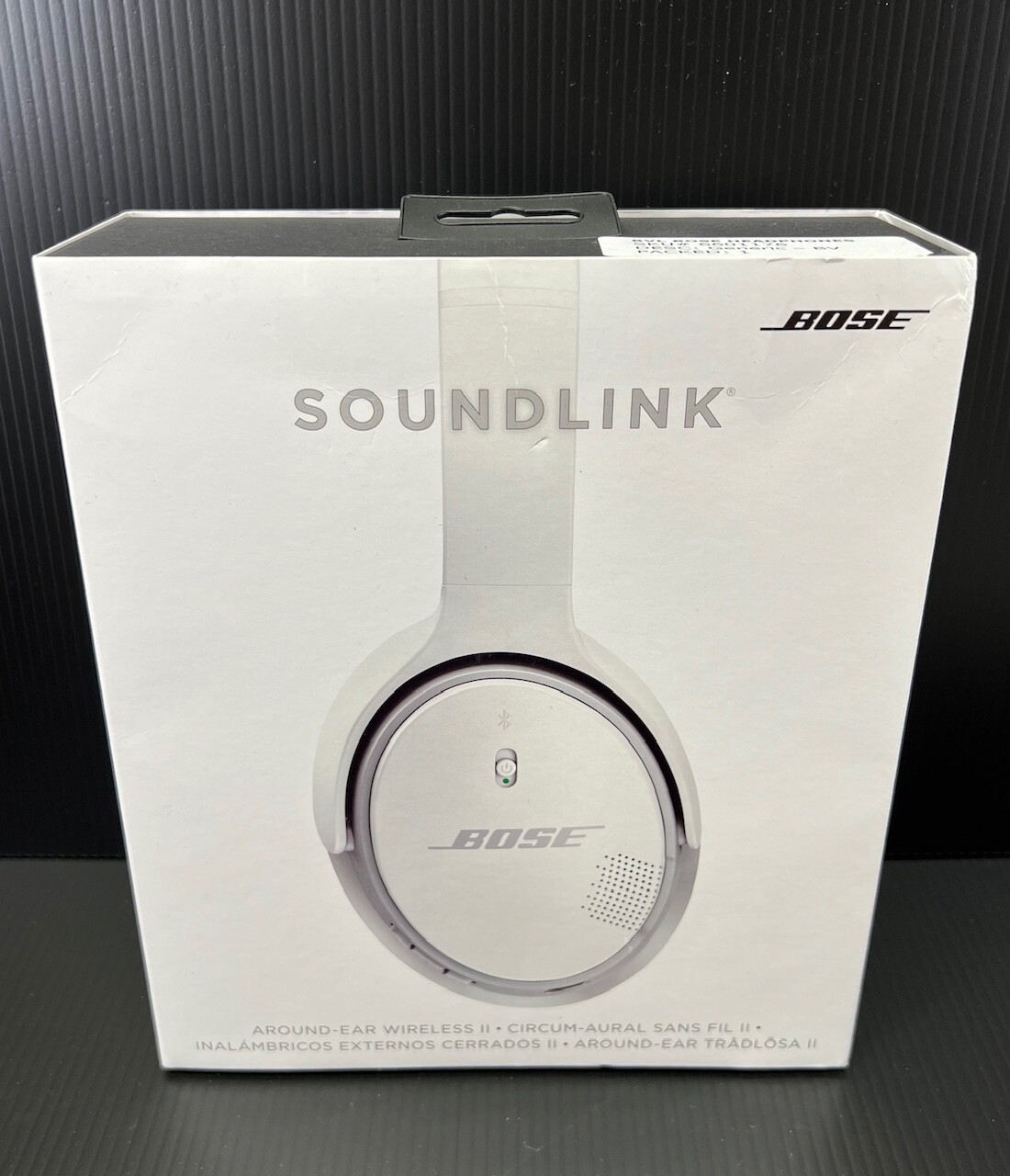 Bose Soundlink II Wireless Bluetooth Headphones Belvedere Vodka logo-New w/case