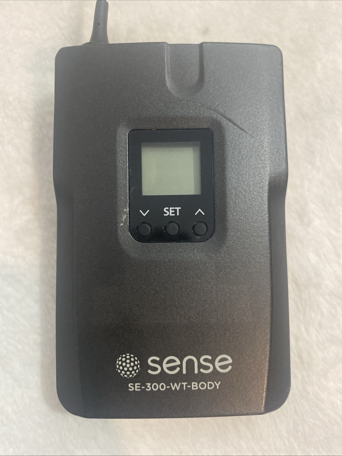 Sense Headset Microphone SE-300-LAV-BLK Single Ear Cilp 1.5M With SE-300-WT-BODY
